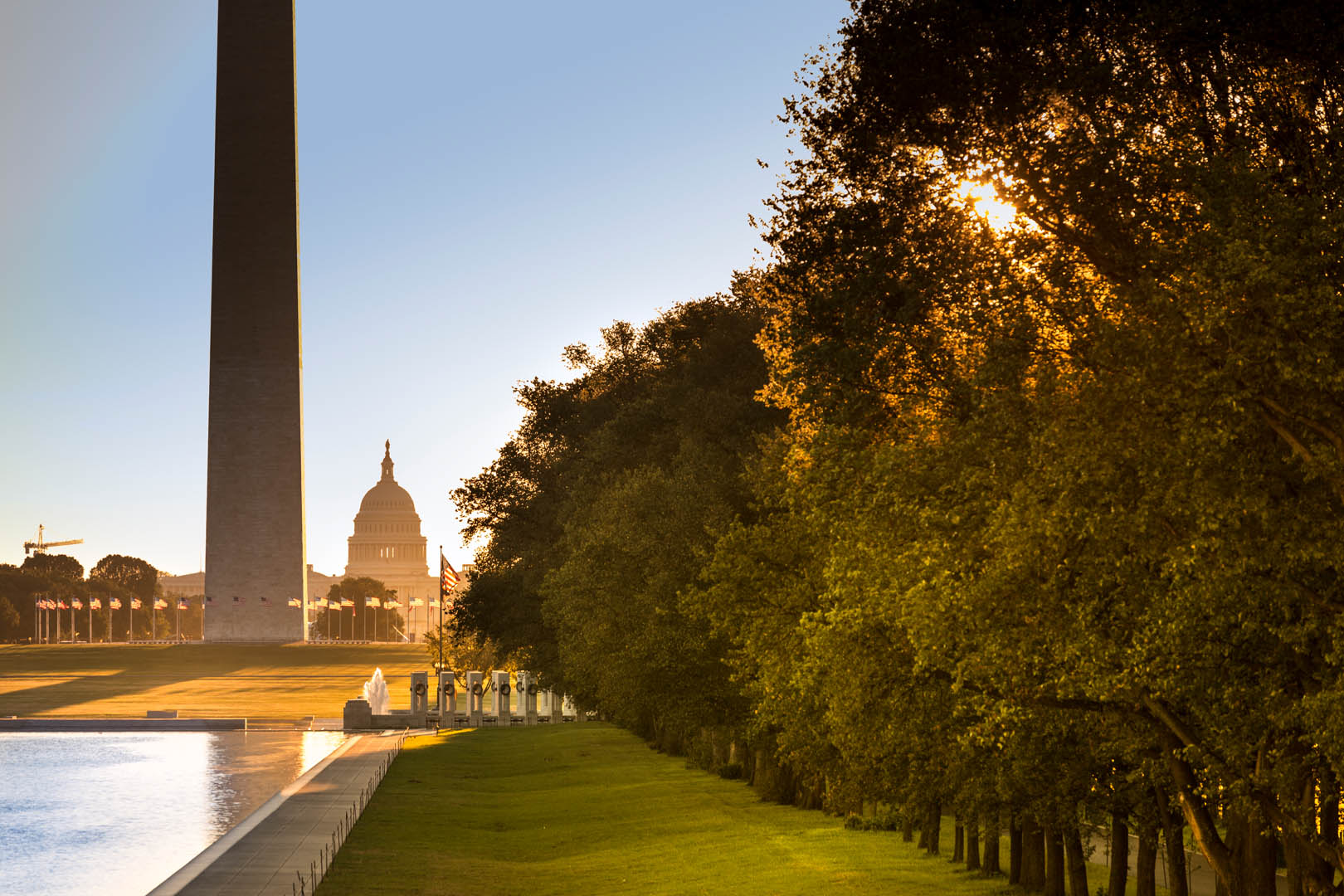 Washington Monument from the Lincoln Memorial
