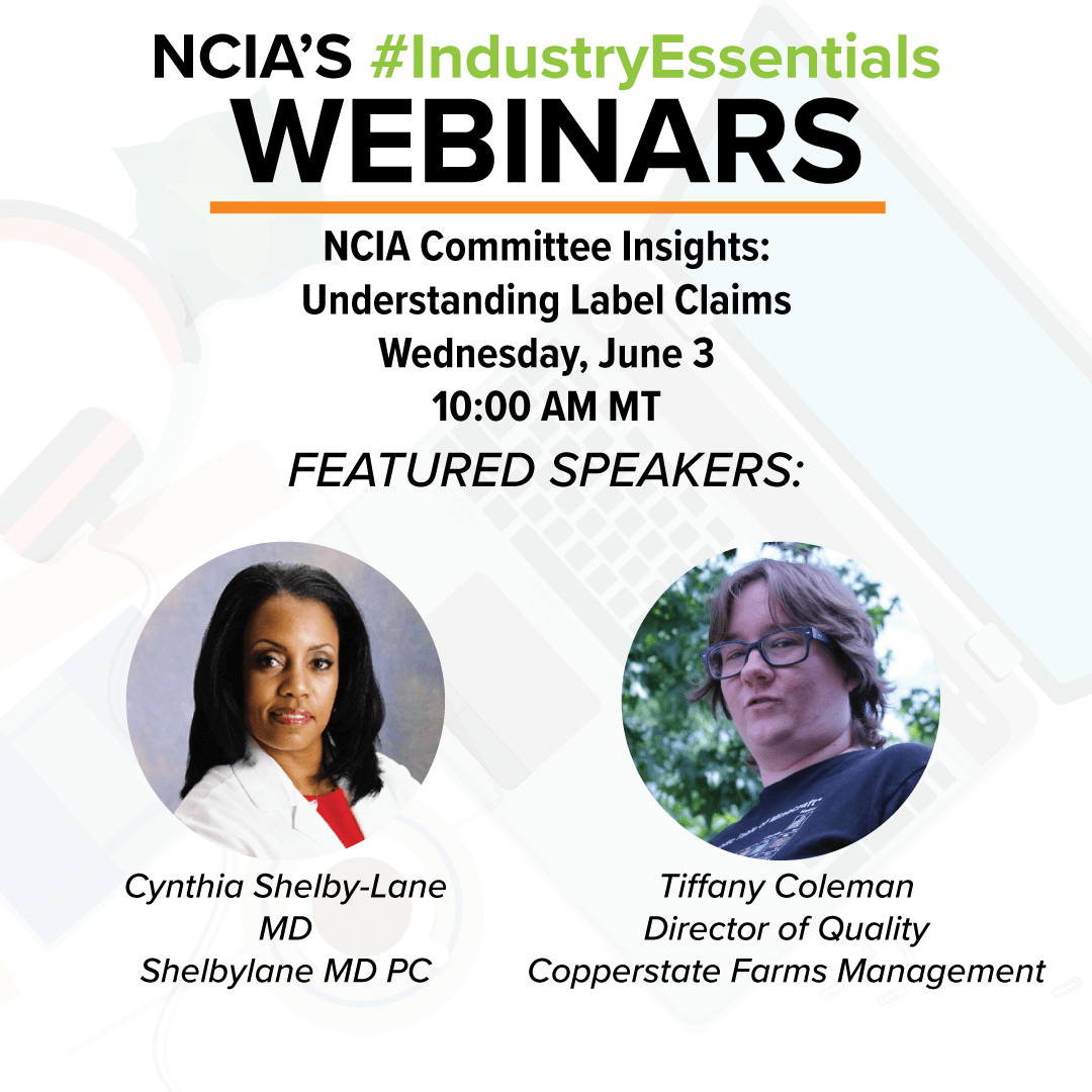 Webinar: NCIA Committee Insights – Understanding Label Claims