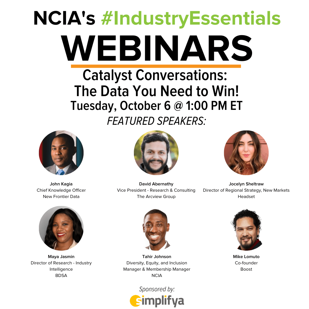 #IndustryEssentials Webinar Recording – Catalyst Conversations: The Data You Need to Win