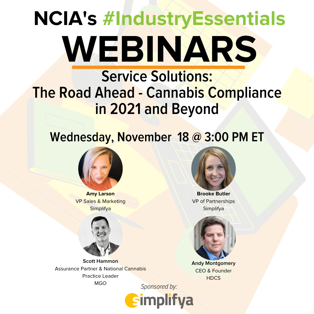 #IndustryEssentials Webinar Recording – Service Solutions: The Road Ahead – Cannabis Compliance in 2021 and Beyond