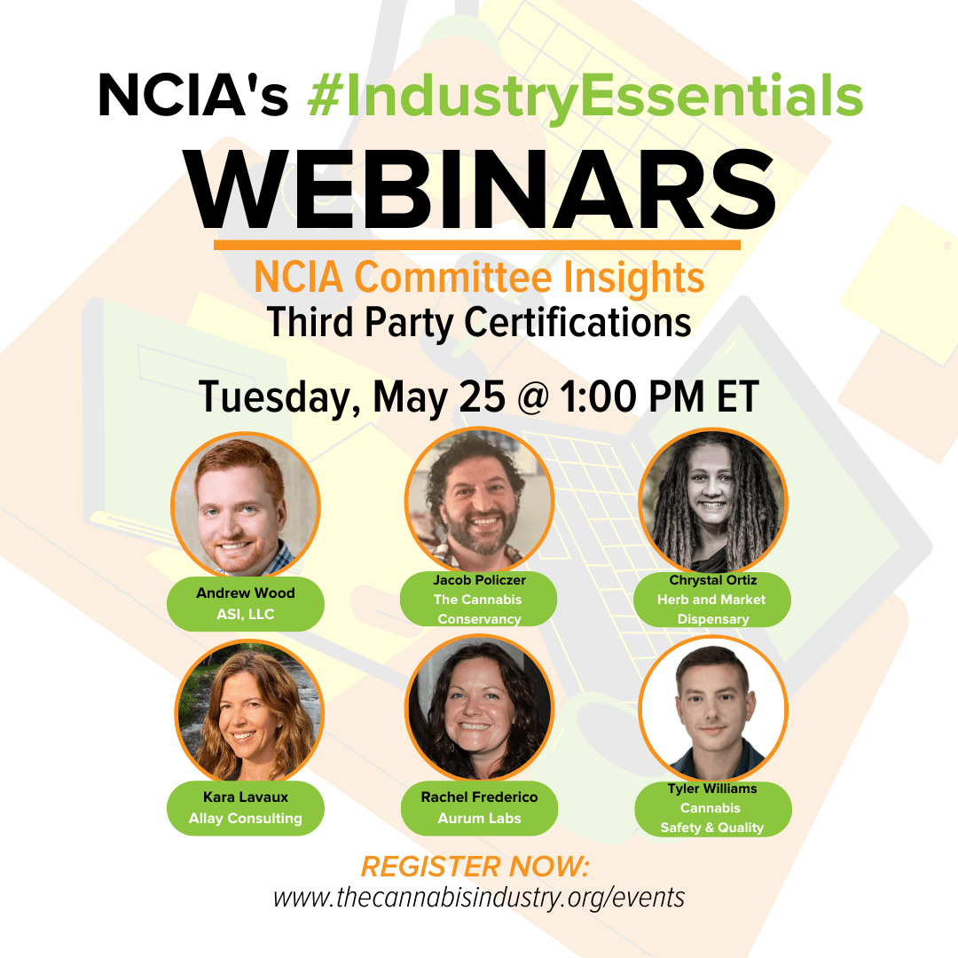 Committee Insights  | 5.25.21 | Third Party Certifications